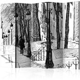  Paravan u 5 dijelova - stairs - Montmartre II [Room Dividers] 225x172 Cijene