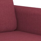  2-dijelni set sofa s jastucima crvena boja vina od tkanine | shoptok.hr