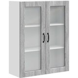  Zidni stakleni ormarić Siva Sonoma 80 x 31 x 100 cm | shoptok.hr