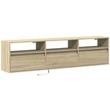 vidaXL Zidni TV ormarić LED boja hrasta sonome 180x31x45 cm | shoptok.hr