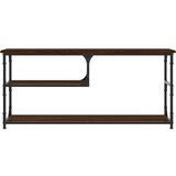 TV ormarić boja hrasta 103x38x46,5 cm konstruirano drvo i čelik | Eponuda.ba