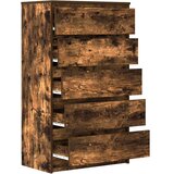  Ladičar boja dimljenog hrasta 60x36x103 cm konstruirano drvo | shoptok.hr