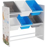 Kondela Organizator/stojalo za igrače, večbarvna/z vzorcem, DARLING TIP 3 | Shoptok.si