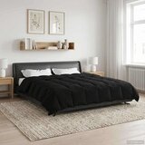  Ljetni pokrivač Šonerisan Crna 240 x 260 cm Mikrovlakna | shoptok.hr