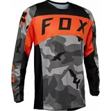 Fox 180 Bnkr Jersey Grey Camo L MX dres