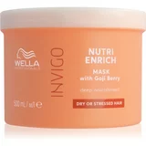 Wella Professionals Invigo Nutri-Enrich globinsko hranilna maska za suhe lase 500 ml
