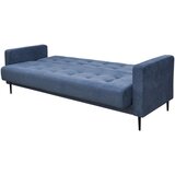 P & B ZOFA S POSTELJNO FUNKCIJO, modra tekstil | Shoptok.si