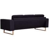 vidaXL trosjed od tkanine crni | shoptok.hr