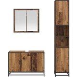  Set namještaja za kupaonicu 3 pcs Staro drvo 90 x 33 x 60 cm | shoptok.hr