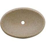 Nadgradni Nadpultni umivalnik peščen ovalen 59x40x15 cm keramik | Shoptok.si