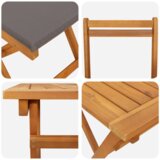 vidaXL 5-dijelni sklopivi bistro set s jastučićima od čvrstog drveta akacije | shoptok.hr