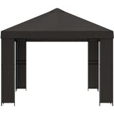 Gazebo 4 × 3 m Antracit Poliester i čelik 190 gsm | shoptok.hr