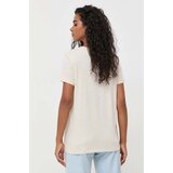 Guess Pamučna majica boja: bež | shoptok.hr
