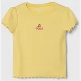 Guess Otroška kratka majica rumena barva, K4YI14 KBZP4
