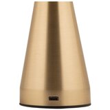 Leitmotiv LED stolna lampa s mogućnosti zatamnjivanja u zlatnoj boji s metalnim sjenilom (visina 20,5 cm) Rachel – | shoptok.hr