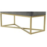 Kayoom KLOP BREZ NASLONA, kovina, umetna masa, tekstil, leseni material siva, zlate barve | Shoptok.si