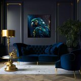 Dekorativna slika na platnu - PREMIUM ART - Rainbow Feathers in Flight () | Shoptok.si