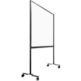 eurokraft pro pomična bela tabla workboard, lakirano jeklo, šxv 1500 x 1200 mm | Shoptok.si