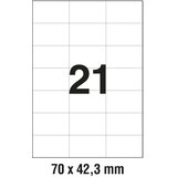  ETIKETE ILK 70X42,3MM PK100L ZWECKFORM 3652 | Shoptok.si
