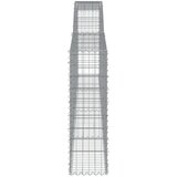  Lučne gabionske košare 4 kom 400x30x100/120cm pocinčano željezo | shoptok.hr