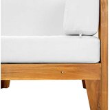  Modularna kutna sofa i krem bijeli jastuci od bagremovog drva | shoptok.hr