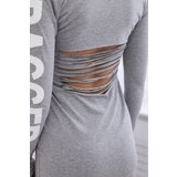 Kesi Ragged grey melange dress | Eponuda.ba