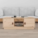 The Living Store Klubska mizica 100x50x35 cm trdna borovina - Klubska Mizica, (21573351) Cene