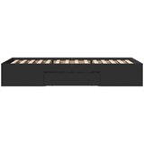  Okvir za krevet crni 100x200 cm konstruirano drvo | shoptok.hr