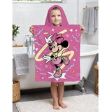 Jerry Fabrics Rožnat bombažen otroški pončo velikost 3-8 let Minnie "Sparkle" – | Shoptok.si