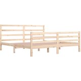  Posteljni okvir iz trdne borovine 200x200 cm, (20644816) | Shoptok.si