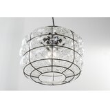  SIRU - Visilica na sajli TERRA 1xE27/60W/230V crno/prozirno venecijansko staklo | Eponuda.com
