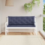 vidaXL Blazina za vrtno klop 2 kosa modra 150x50x7 cm oxford tkanina Cene