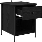  Noćni ormar Crni hrast 40 x 42 x 50 cm Konstruirano drvo | shoptok.hr