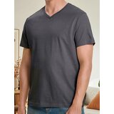 Sinsay Basic majica kratkih rukava s V-izrezom | shoptok.hr