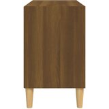 TV ormarić s nogama od masivnog drva 69,5x30x50 cm boja hrasta | shoptok.hr
