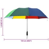  Zložljivi dežnik večbarvni 124 cm, (20766995) | Shoptok.si