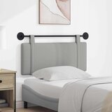  Držeće uzglavlje Zidne Oblačnosiva 110 x 55 x 5 cm tkanina - Siva boja oblaka 100 cm bez LED svjetla | shoptok.hr