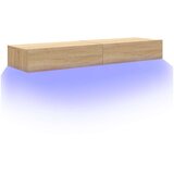 vidaXL TV omarica z LED lučkami 2 kosa sonoma hrast 60x35x15,5 cm | Shoptok.si