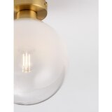 Nova Luce Bela/v zlati barvi steklena stropna svetilka Vita – | Shoptok.si