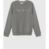 PepeJeans Otroški pulover siva barva