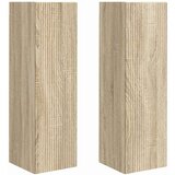 vidaXL TV stenska omara 2 pcs Sonoma 30 x 31 x 100 cm Konstruiran les, (5000092178) | Shoptok.si