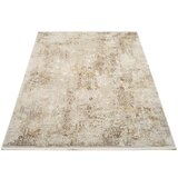 Dieter Knoll VINTAGE PREPROGA 200/200 cm tkano zlate barve, bež | Shoptok.si