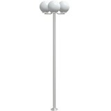  Vanjske podne lampe 2 kom. srebrne 215 cm nehrđajući čelik | shoptok.hr