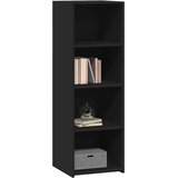  Visoka komoda crna 40x41x124 cm od konstruiranog drva | shoptok.hr