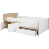 MID.YOU POSTELJA S PREDALOM 90 cm x 200 cm , bela, barve oreha | Shoptok.si