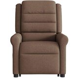  Naslanjač s funkcijo vstajanja rjavo blago | Shoptok.si