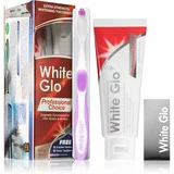 White Glo professional choice darilni set zobna pasta 100 ml + ščetka za zobe 1 kos