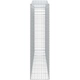  Lučne gabionske košare 9 kom 400x50x200/220cm pocinčano željezo | shoptok.hr