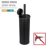 Wenko Crna željezna samoljepljiva WC četka Pavia – | shoptok.hr