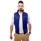 Glano Men's quilted vest - dark blue | Shoptok.si